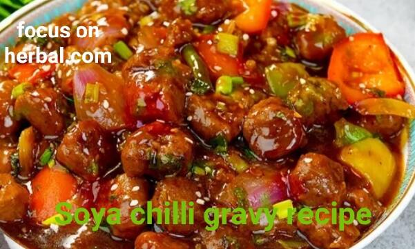 Soya chilli gravy recipe